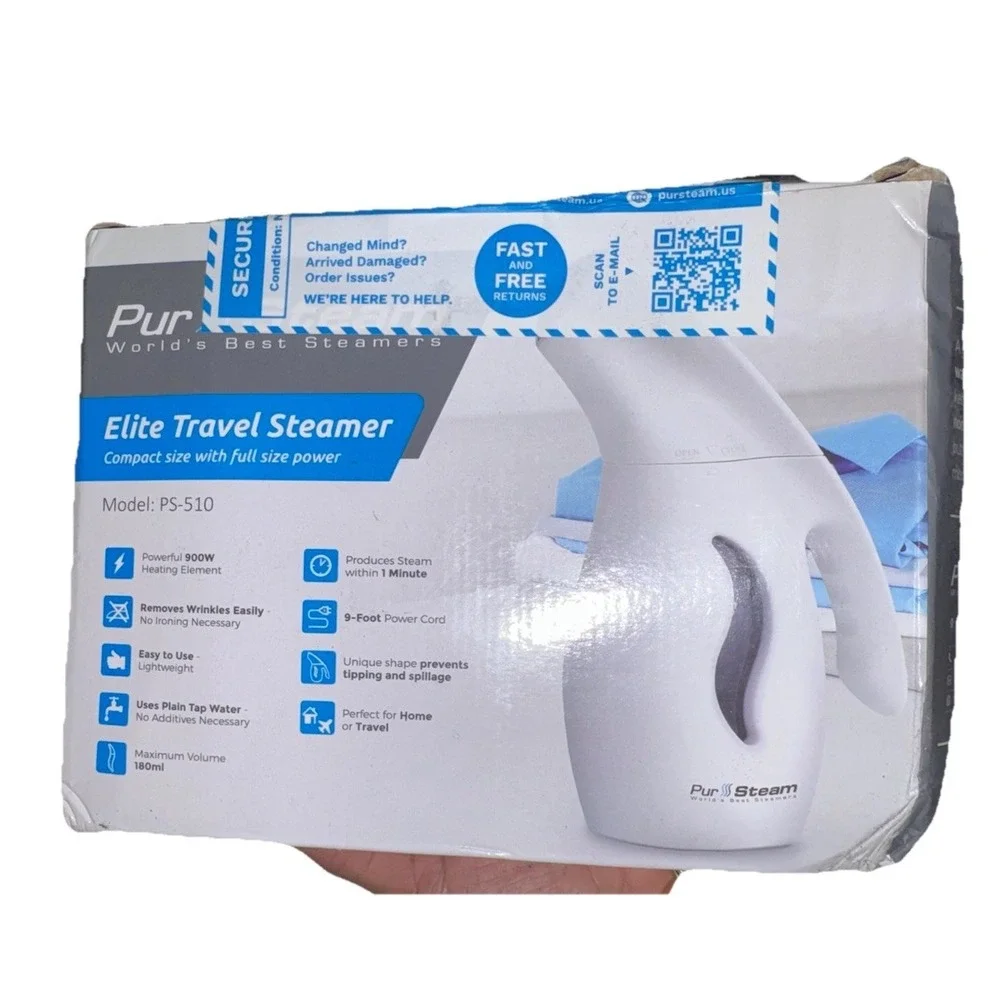 PurSteam Elite Travel Garment Steamer 900W Compact Handheld Steamer